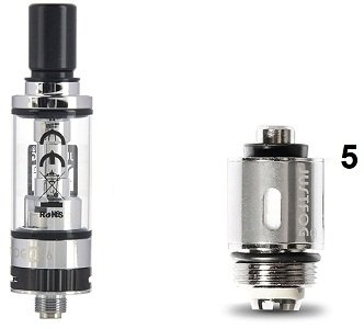 Justfog Q16 Clearomizer 1 x Justfog Q16 Clearomizer + Packung von 5 ((100% AUTHENTISCH ))