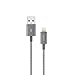 Moshi Integra USB-A to Lightning Cable 4 ft/1.2m, iPhone Charger, MFi-Certified, Ballistic NylonBraiding, Compatible with iPhone 12, AirPods Pro, iPad, Titanium Gray
