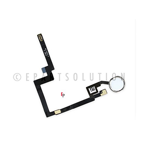 ePartSolution_iPad Mini 3 A1599 A1600 Home Button Module Flex Cable Fingerprint Sensor Flex Menu Key White Replacement Part USA Seller