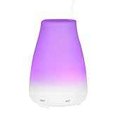 BuySShow Essential Oil Diffuser 120ML Cool Mist Humidifier with Adjustable Mist Mode 7 LED Color Changing and Waterless Auto Shut-off Function for Home Office Bedroom Room