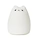Umiwe Cute Kitty LED Children Night Light Kids Silicone Cat Lamp 7-Color Flashing USB Rechargeable Lighting, Warm White Light