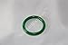 Chinese Oriental Faux Green Jade Natural Stone Round Bangle Bracelet Feng Shui Lucky Amulet