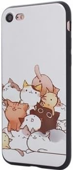 iPhone 7 / iPhone 8 Case, MOBITEX | Cute Cat Ultra Thin Shockproof TPU Protective Case for iPhone 7 (2016) / iPhone (2017)