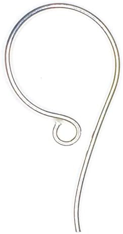 French Ear Wire with Open Ring Sterling Silver Earring Hooks Jewelry Findings 5 Pair