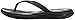 Skechers Performance Women's H2 Goga Lagoon Flip Flop,Black/Gray,7 M US