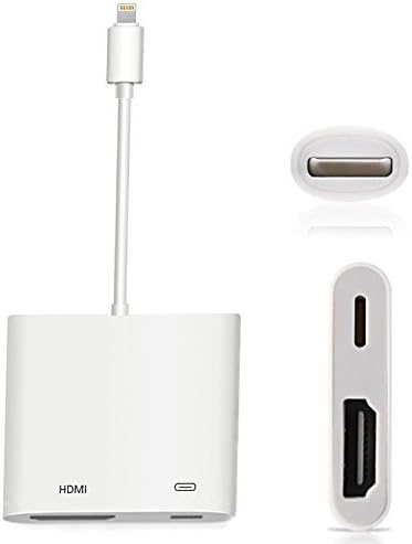Lightning Digital AV Adapter,Lightning to HDMI Adapter for iPhone, iPad and iPod