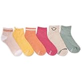 MUK LUKS Women's 6 Pack Dream Mini Crew Sock