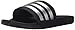 adidas Men's Adilette SC, Core Black/Matte Silver/Core Black, 12