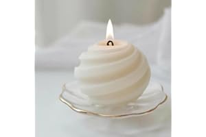 SLOWLYTALK Candle Molds - Silicone Mold for Candles Making, DIY 3D Moulds for Soy Wax, Beeswax, Scented Candle, Valentine's Day Gifts (Planet)