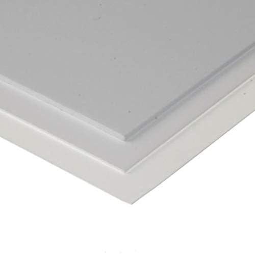 pangdapengpeng Lot de 6 Plaques en Polystyrene 1mm, Plaque Plastique Rigide Blanc 21cm x 29,7 cm pour Modélisme, Modelage