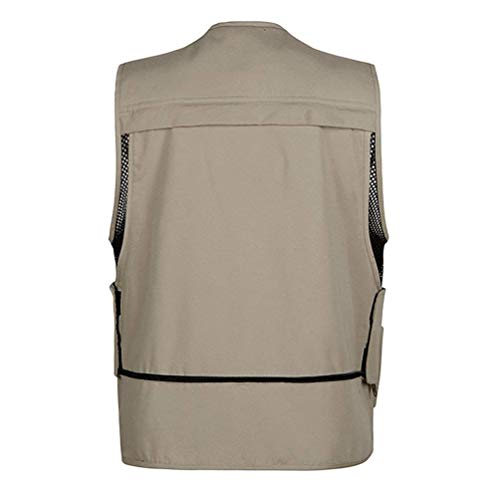Herren/Männer Nner Jagd und Anglerweste,Gerweste,Arbeitsweste,Mit Multi Taschen Bequeme Größen Design,Multifunktionell… – Bild 3