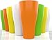 ATAZUA ML&LSK Unbreakable Dishwasher Safe Plastic Tumbler Cups - 17 oz - Set of 8