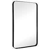 GRACTO 20x30 inch Black Stinless Steel Metal Framed