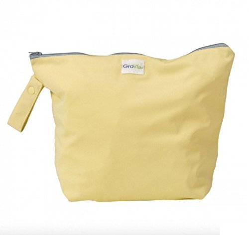 GroVia Reusable Zippered Wetbag for Baby Cloth Diapering and Moreg (Chiffon) - Thumbnail 3