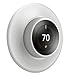 Metal Nest Learning Thermostat Wall Plate Compatible with Google Nest Learning Thermostat 3rd /2nd/1stGeneration 5.9 Inch White (Nest Thermostat not Included)