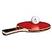 Ping Pong Paddle Set of 4 - Pro Wood Ping-Pong Paddles and 8 Light Regulation Table Tennis Balls - This 4-Player Racket and Ball Kit is the Perfect Indoor Sports Game Gift for Kids or Professional