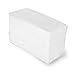 Honey Bright Linen-Feel Guest Towels (200 Pack) White Disposable Cloth-Like Paper Hand Napkins, 12