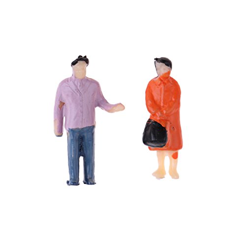 HomeDecTime 1/50 Maßstab Ho Layout Modell Zug - 1/87, 1,7 cm-2 cm – Bild 5