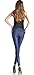 VAMEI Faux Leather Leggings Sexy Women Waist Shiny Pants