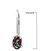 Sterling Silver Mystic Fire Topaz Leverback Earrings (1ct tw)