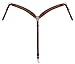 Weaver Leather Austin Breast Collar, Rich Brown