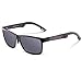 Duco Men's Polarized Sunglasses Driver Glasses Night Driving Glasses 100% UV Protection 2217 (Black Frame Gray Lens)