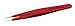 Tweezerman Stainless Steel Point Tweezer, Signature Red