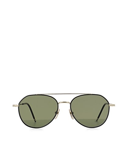 Thom Browne Men's Tb105ablkgld55 Gold Steel Sunglasses