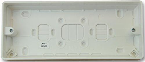 3 enchufe superficie caja - 30 mm de profundidad: Amazon.es: Iluminación