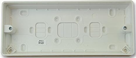 3 enchufe superficie caja - 30 mm de profundidad: Amazon.es: Iluminación