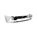 MBI AUTO - Chrome, Steel Front Bumper Face Bar for 2013-2018 RAM 1500 W/Fog 14-17, CH1002396