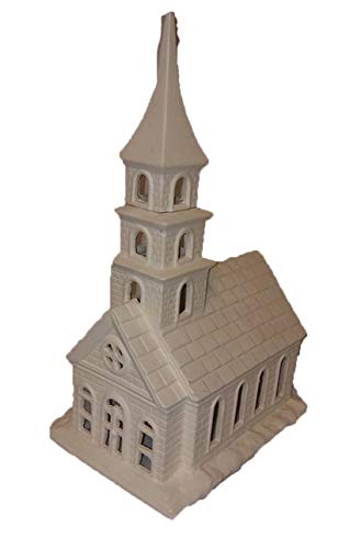 Village Church 12 1/2" ready to paint ceramic bisque