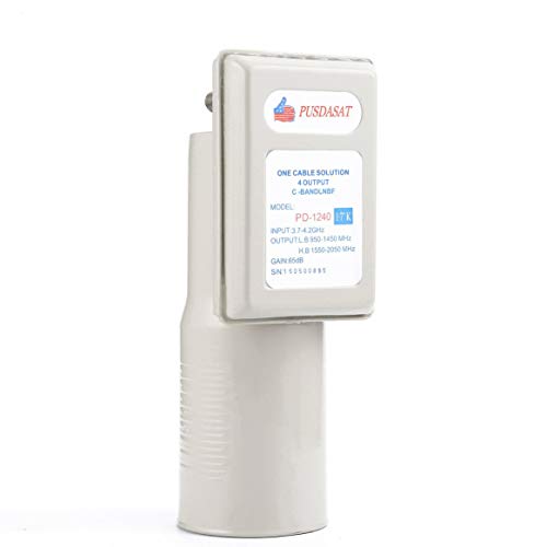 1240C Band Digital Lnb High Gain One Cable Solution Lnbf Hd Tv Satellite