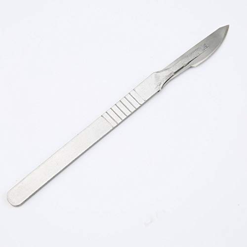 10pcs Blades Knife Scalpel Carving Engraving Sculpture Cutting Phone Cutter(Color:Silver) - Thumbnail 3