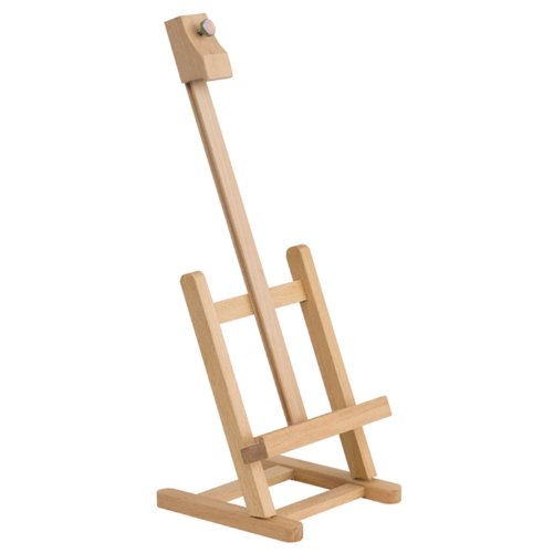 18 Inch Tall Stained Wood Table Top Easel Is Great for Painting or Display