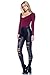 Women's J2 Love Faux Leather Ripped Legging