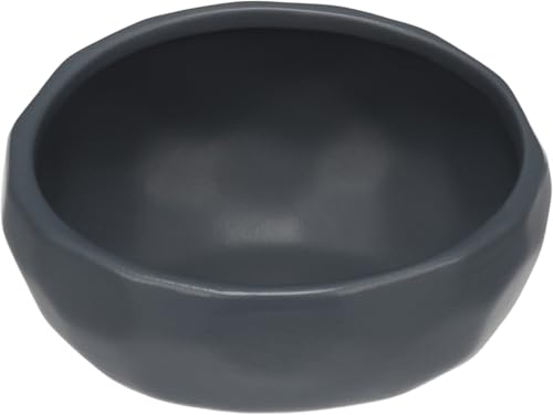 Hundenapf Keramik – hundenapf kleine Hunde – 320ml – Nicht spülmaschinenfest – dunkelblau – Flamingo