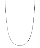 Pori Jewelers 925 Sterling Silver 1.5MM Magic 8 Sided Italian Snake Chain - Women - Made in Italy