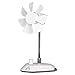 ARCTIC Breeze - USB Desktop Fan with Flexible Neck and Adjustable Fan Speed I Portable Desk Fan for Home, Office I Silent USB Fan I Fan Speed 800-1800 RPM - White
