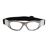 Kids Sports Goggles Outdoor Eye Protection Anti-fog Safety Glasses Eyewear for Children with Adjustable Strap for Basketball Football Volleyball Hockey Rugby Soccer (Light gray)