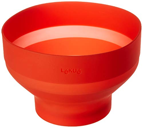 Lekue 0200227R10M050 Microwave Popcorn Popper, XX-Large, Red