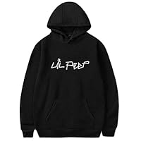 Thobu Rap Sweatshirt, Unisex Men Women Pullover Hoodies Sweatshirts,Hip Hop Rapper Letters Tops Sweater Jacket Pullover,Black+Lil Medium