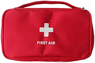 shengerm Portable Household Medicine Bag Multi-Layer Empty First Aid Pouch Bag Outdoor Car Bag Travel Rescue Bag for Emergency Case