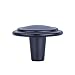 Amazon Basics Straight Top Ring Cabinet Knob, 1.25-inch Diameter, Flat Black, 10-Pack