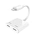 Lighting to 3.5mm Headphones/Earbuds Jack Adapter, Cellphone Cable Earphones/Headsets Converter Support iOS 12/11-Upgraded Compatible with iPhone XS/XR/X/8/8 Plus/7/7 Plus/ipad/iPod (WhiteC)thumb 1