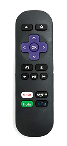 New Replacement Remote fit for Roku 1 2 3 4 Premiere 4620XB 4620R 3900XB 3050R 3700XB 2000C 2710R 4210XB 3900R 2500R LT 2700R 2450XB 3710RW with Shourtcuts Hu-lu S-ling Keys