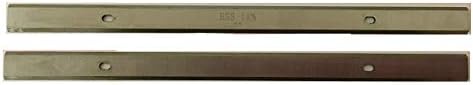 for Elu EPT1901 Planer Blades Slotted HSS Thicknesser Knives 1 Pair, Silber - Image 4