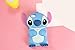Blue Stitch Case for iPhone SE/ 5/ 5C/ 5S, FunTeens 3D Cartoon Animal Cute Funny Chic Soft Silicone Rubber Kawaii Cover,Animated Character Cool Shell for Kids Child Teens Girls Boys Guys(i5/SE)