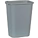 Rubbermaid Commercial Products 2957 LLDPE 10-Gallon Deskside Large Trash Can, Rectangular, 11
