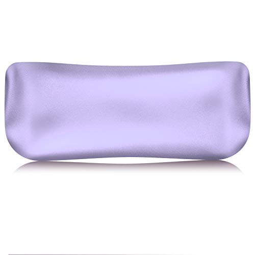 MoKo Lavender Eye Pillow, Cassia Seed & Lavender Aromatherapy Eye Mask Travel Pillow for Yoga, Meditation, Relaxation, Soothing Stress and Headache Relief – Purple